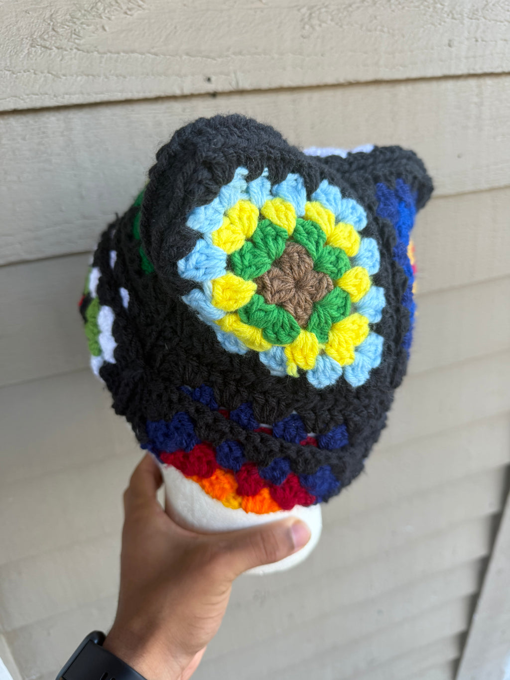 Floral Cat Beanie