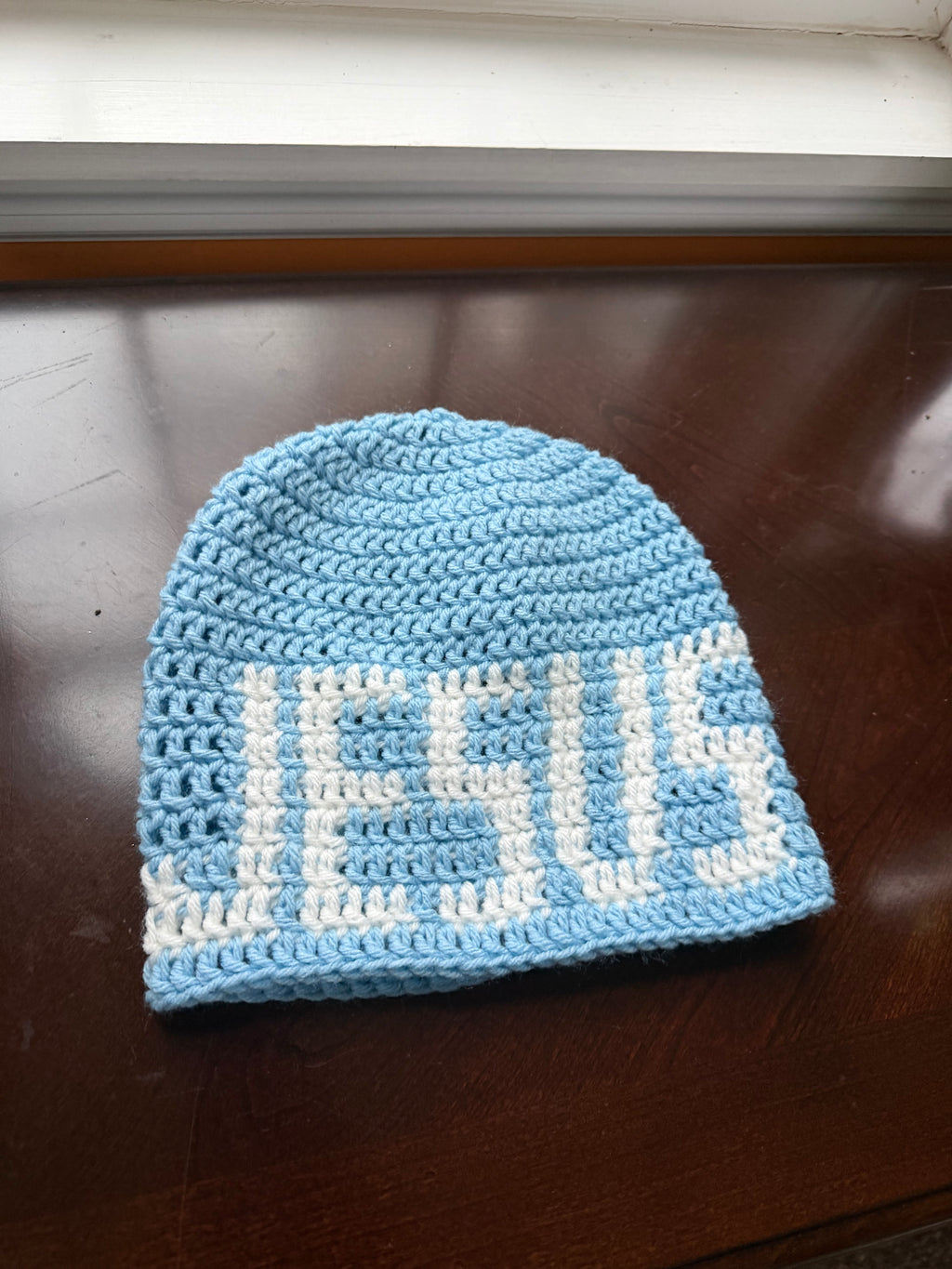 Jesus Beanie Blue