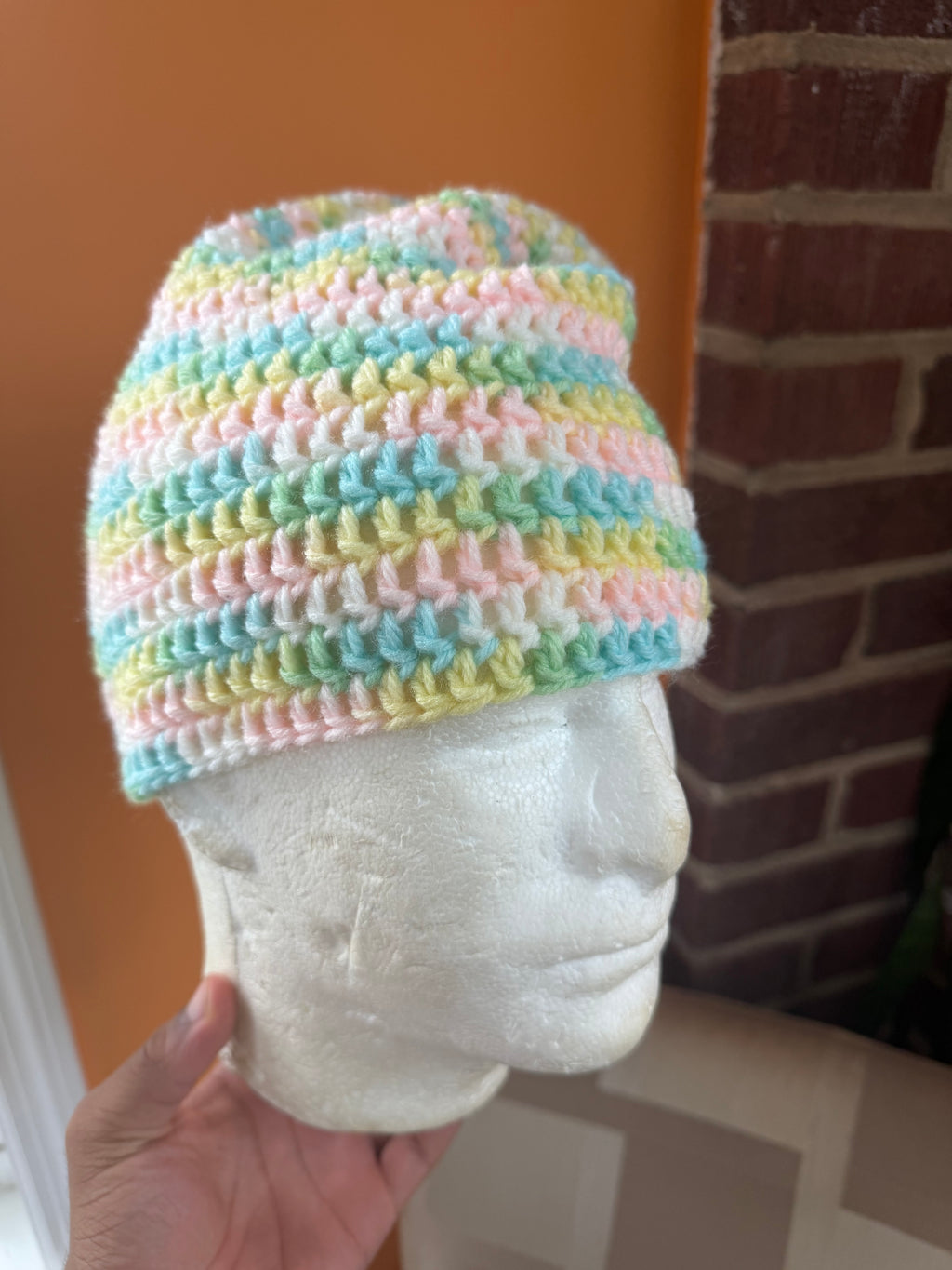 Cotton Candy Slouch Beanie