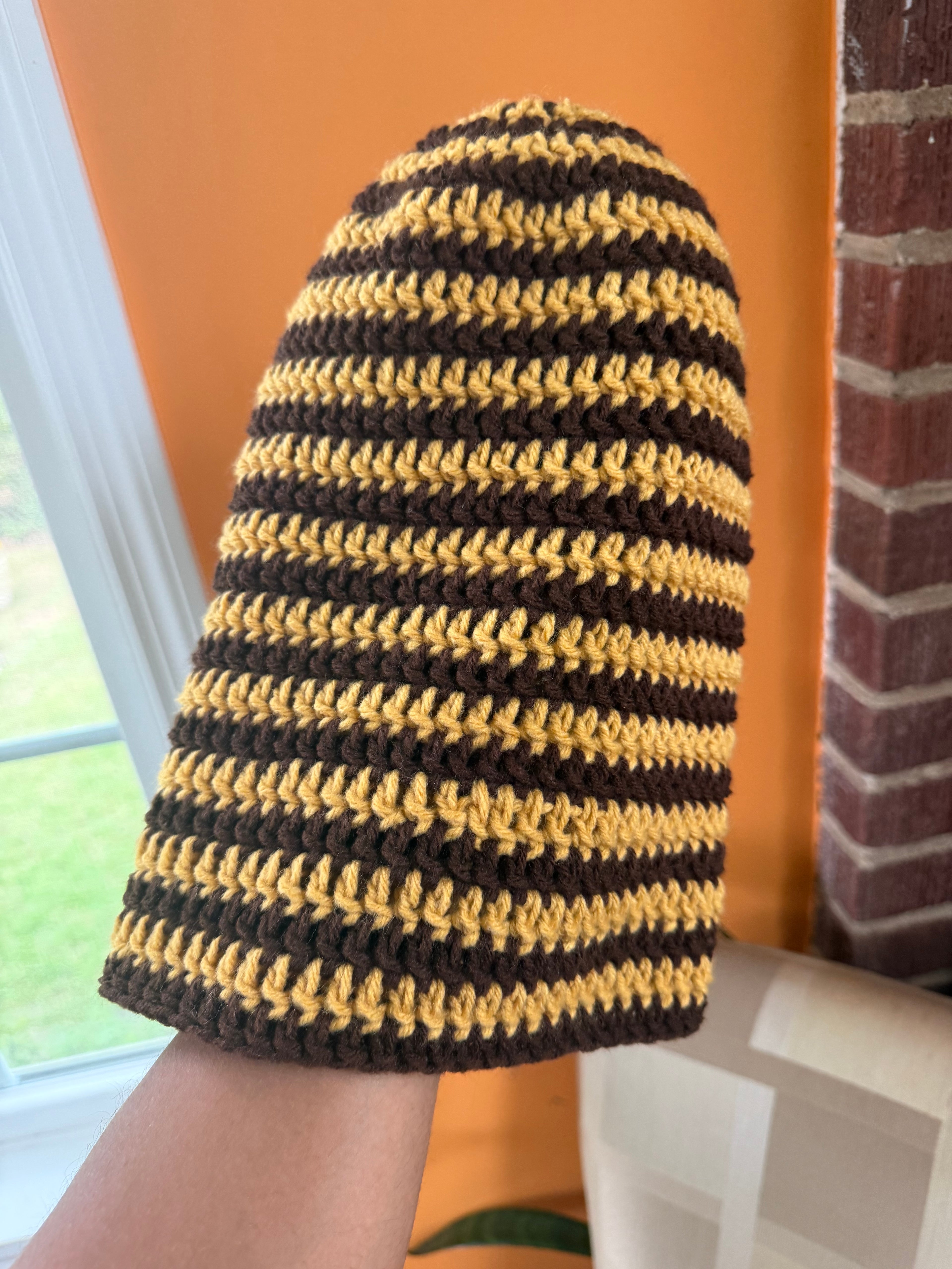 Stripe Slouch Beanie