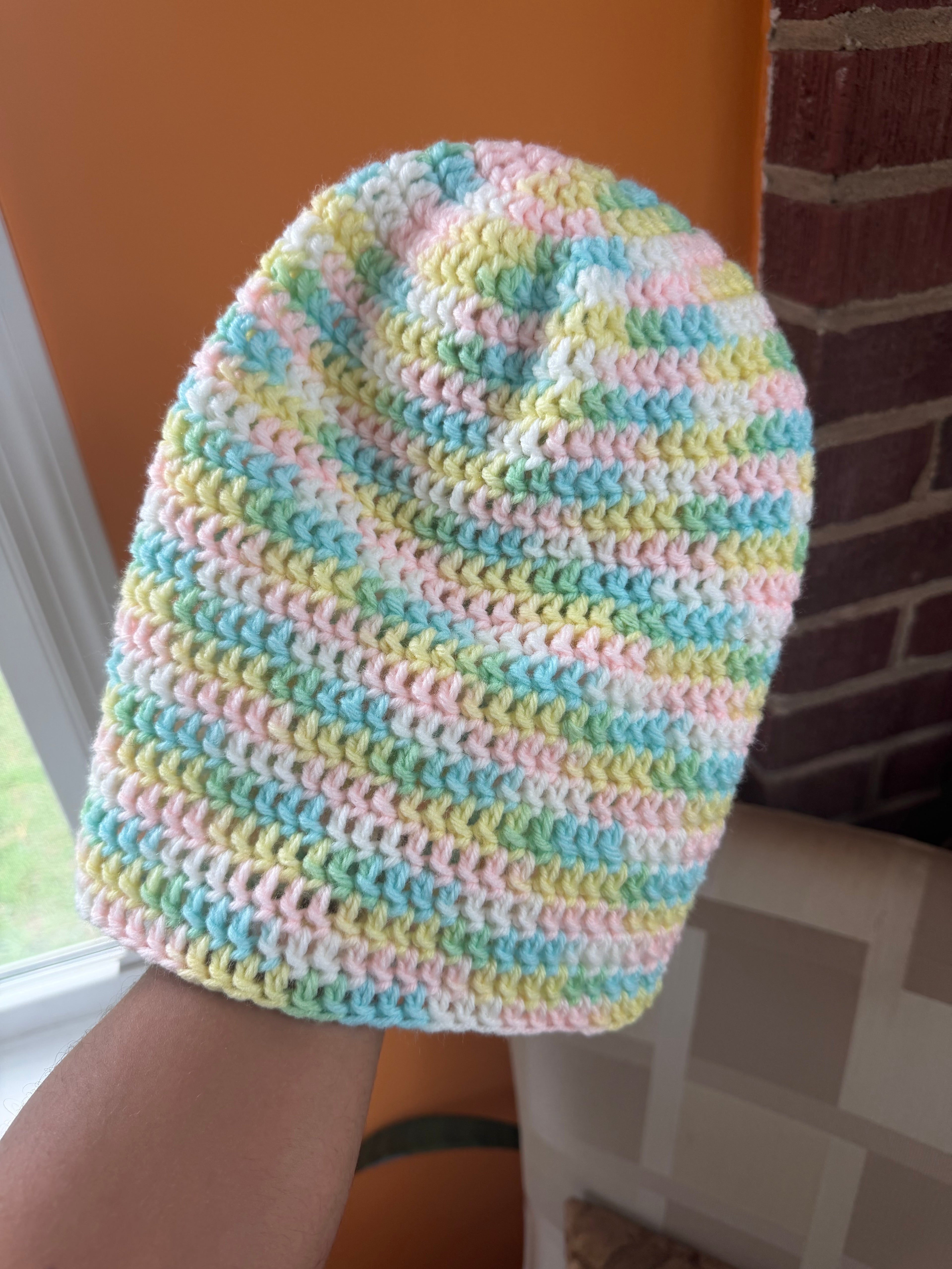 Cotton Candy Slouch Beanie