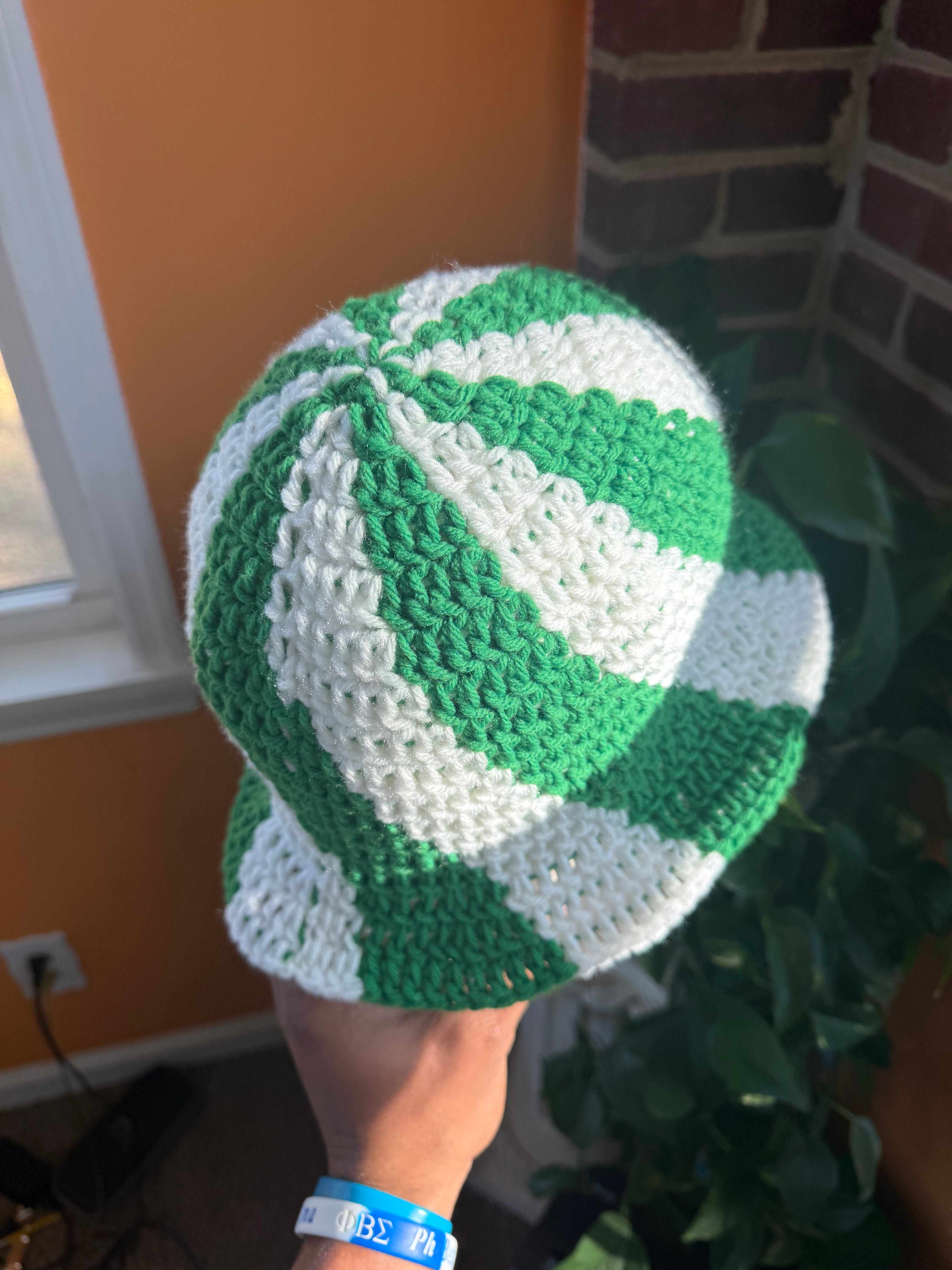 Green Spiral Bucket Hat