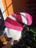 Pink Slouch Beanie