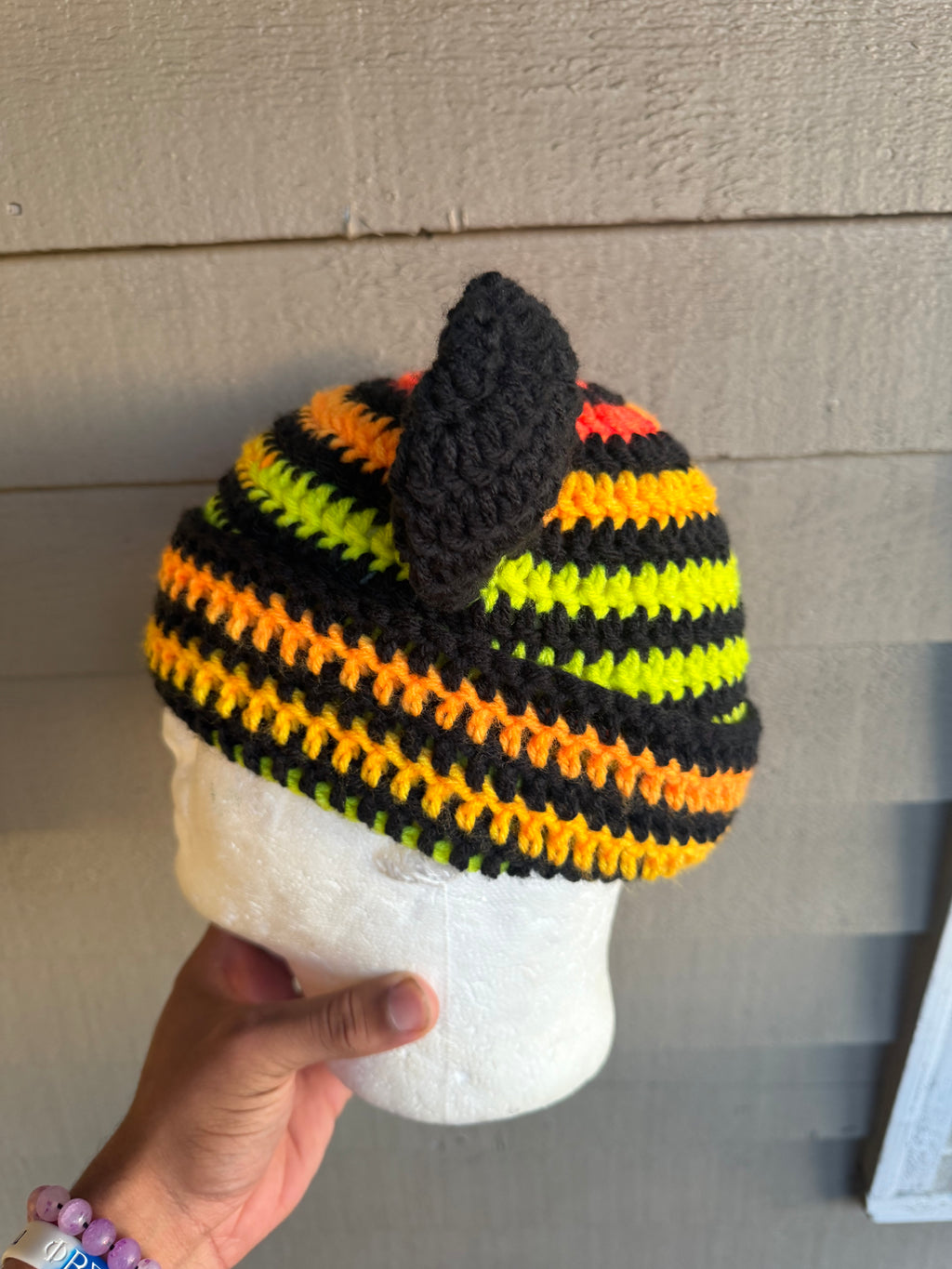 Neon Bear Beanie