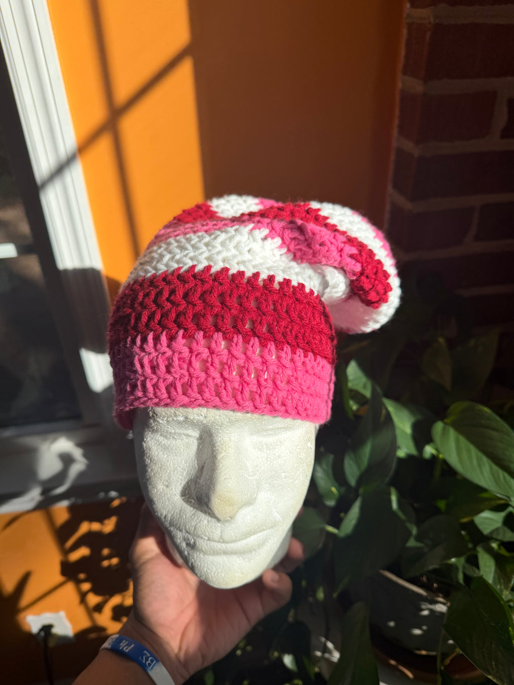 Pink Slouch Beanie