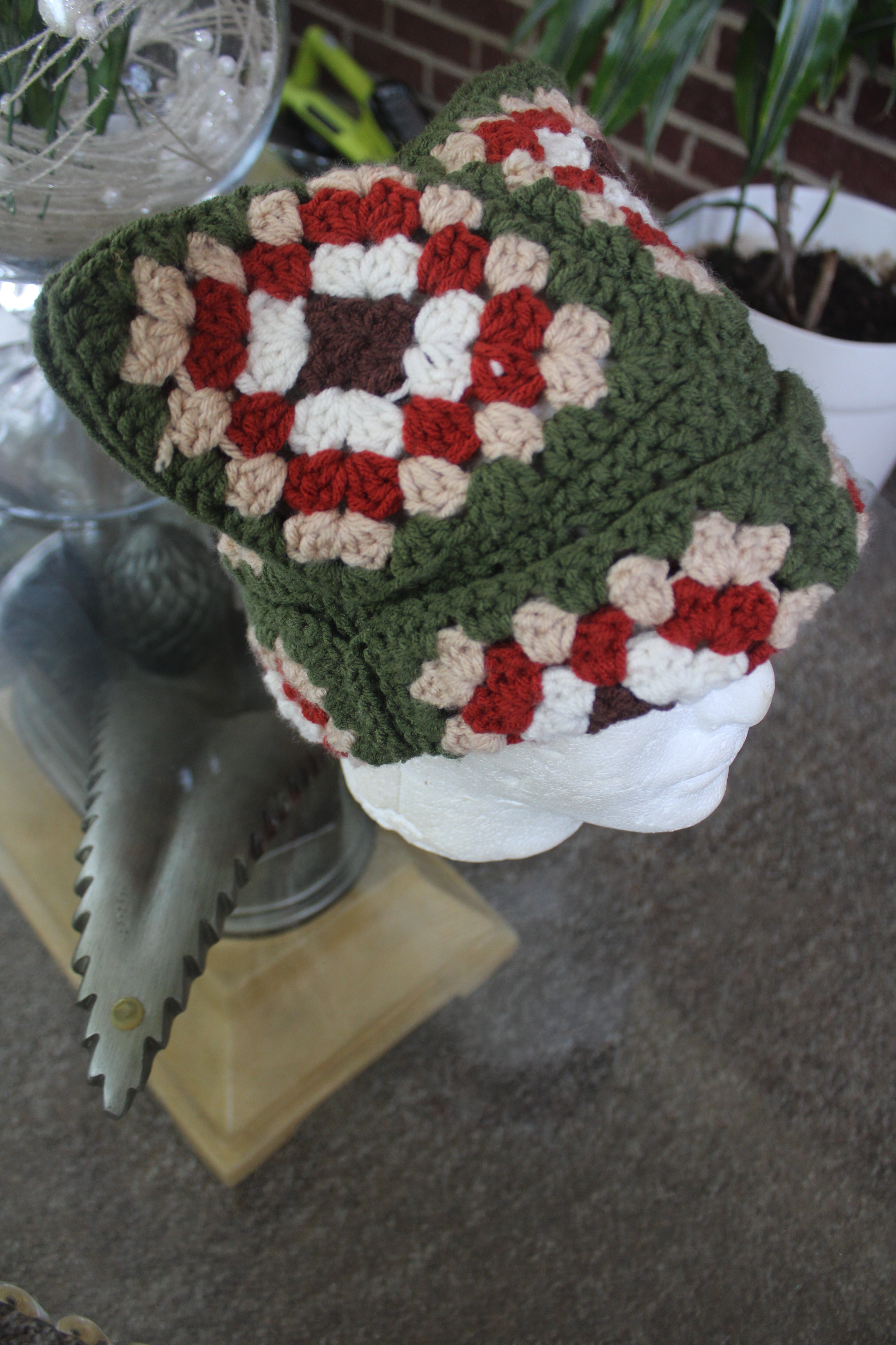 Floral Cat Beanie