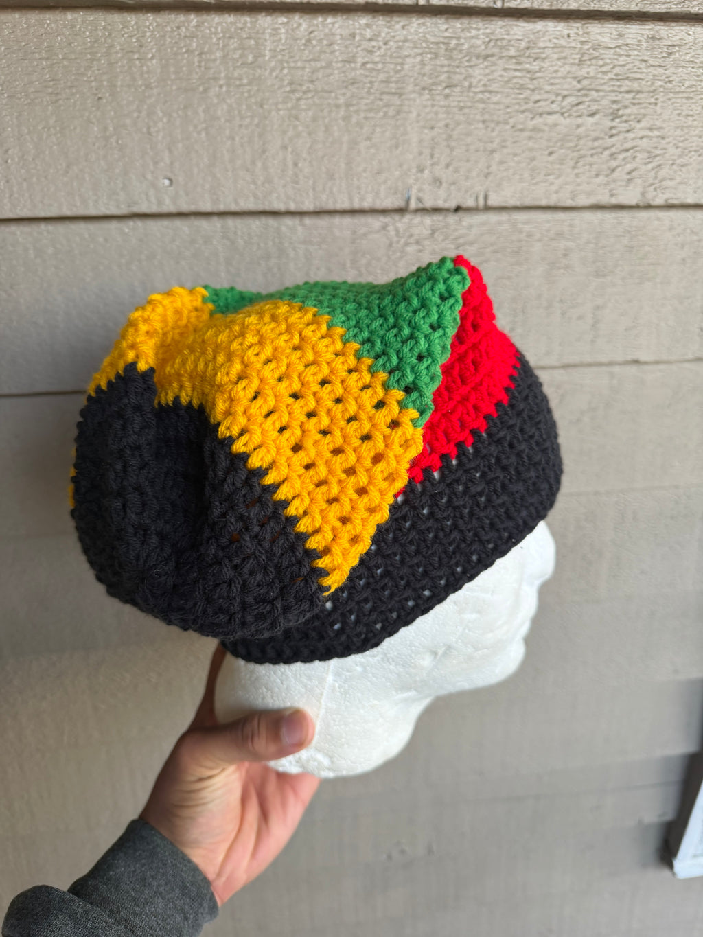 Rasta Slouch Beanie