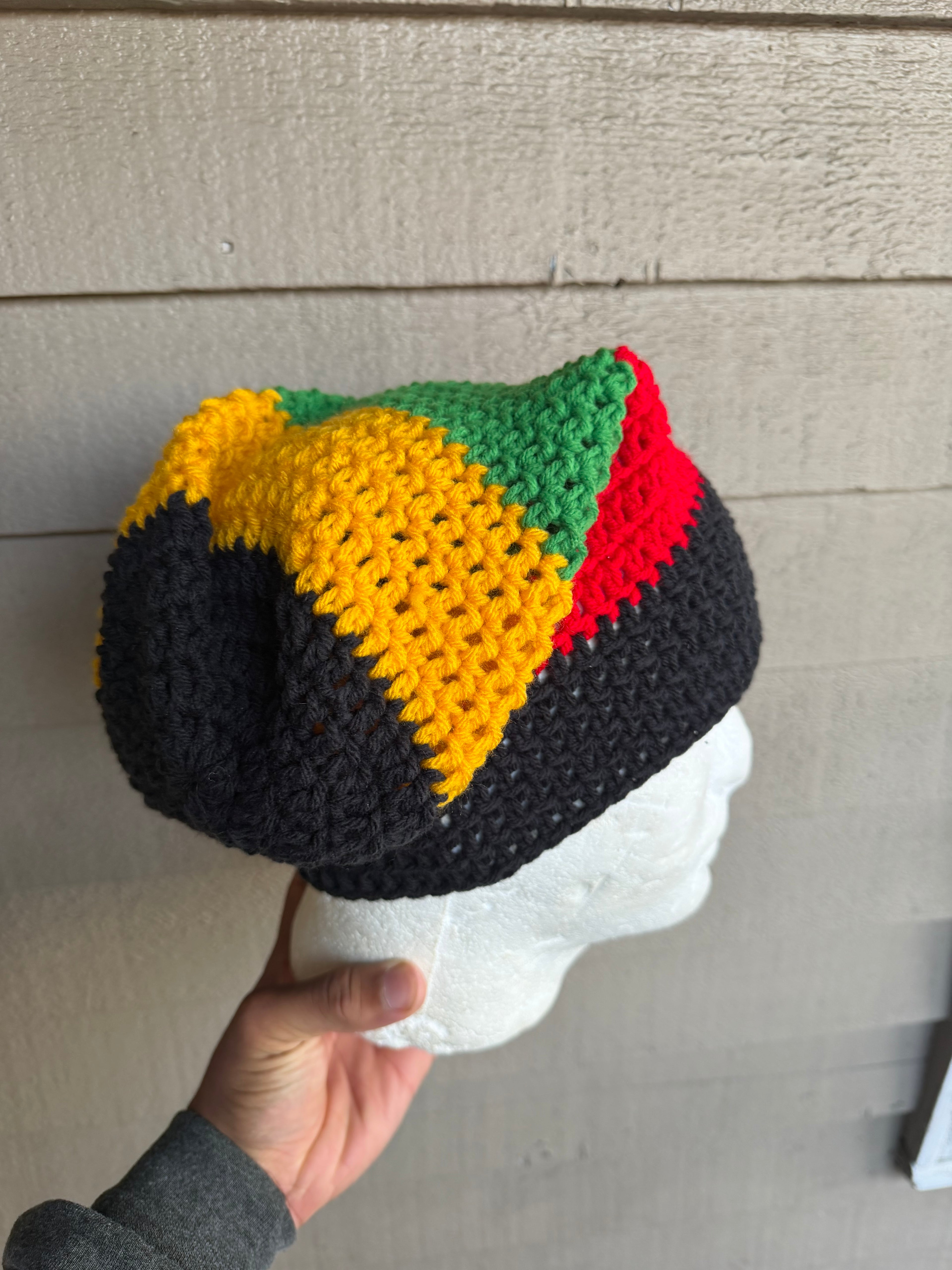 Rasta Slouch Beanie