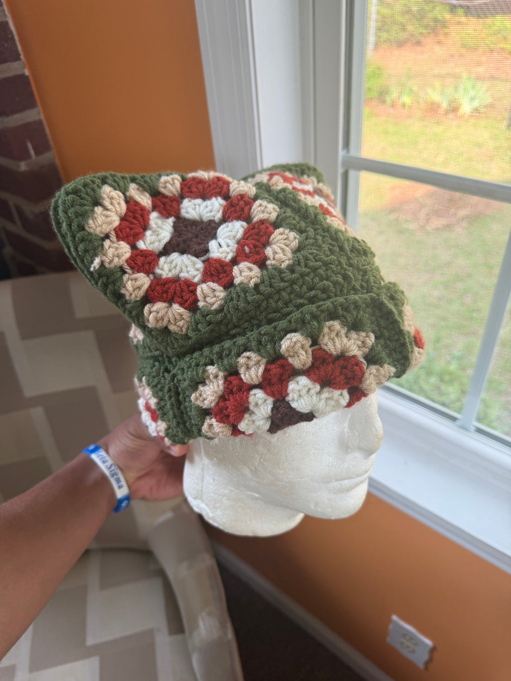 Floral Cat Beanie