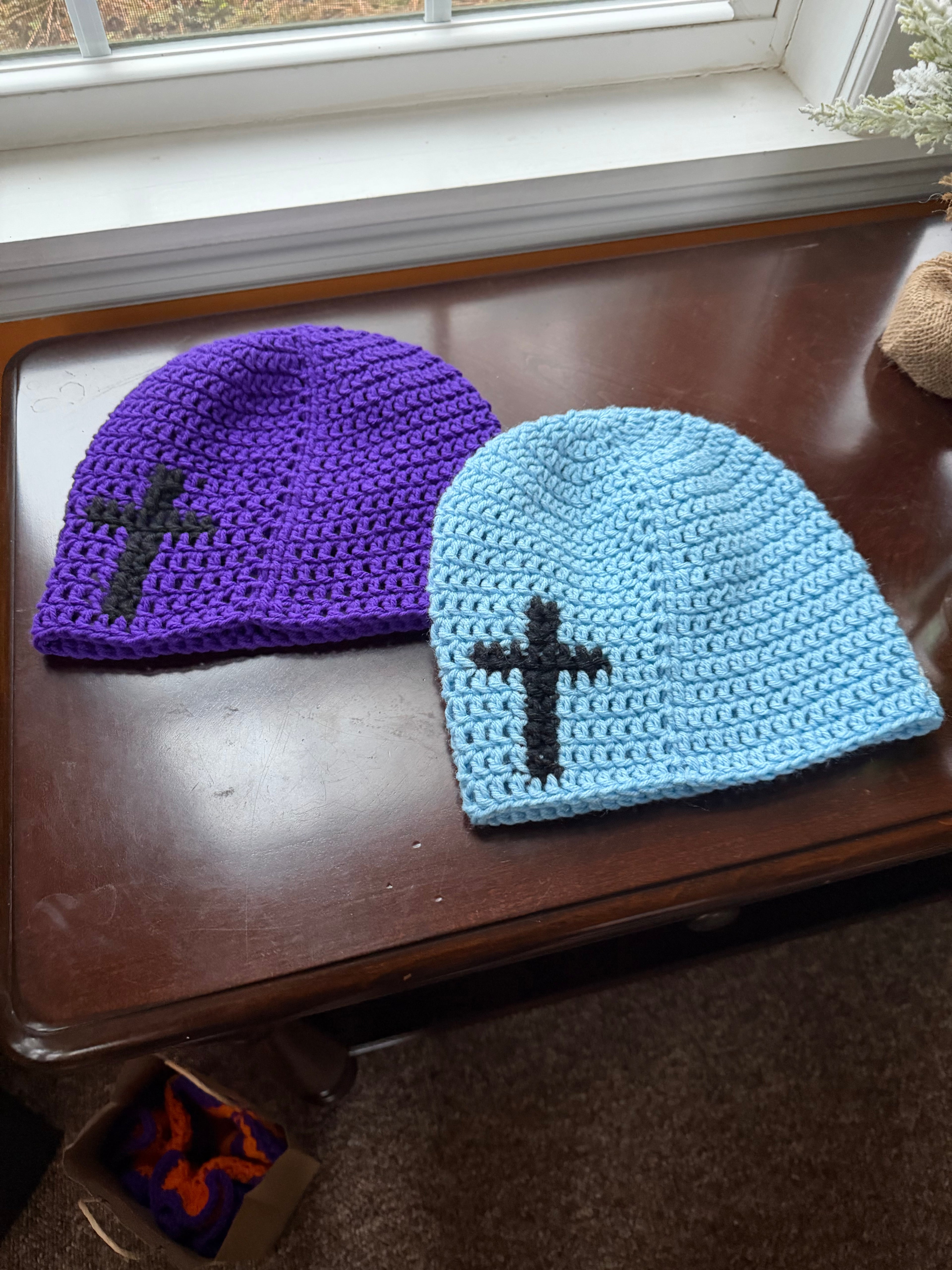 Jesus Beanie Blue