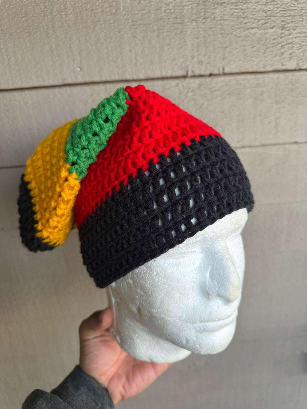Rasta Slouch Beanie