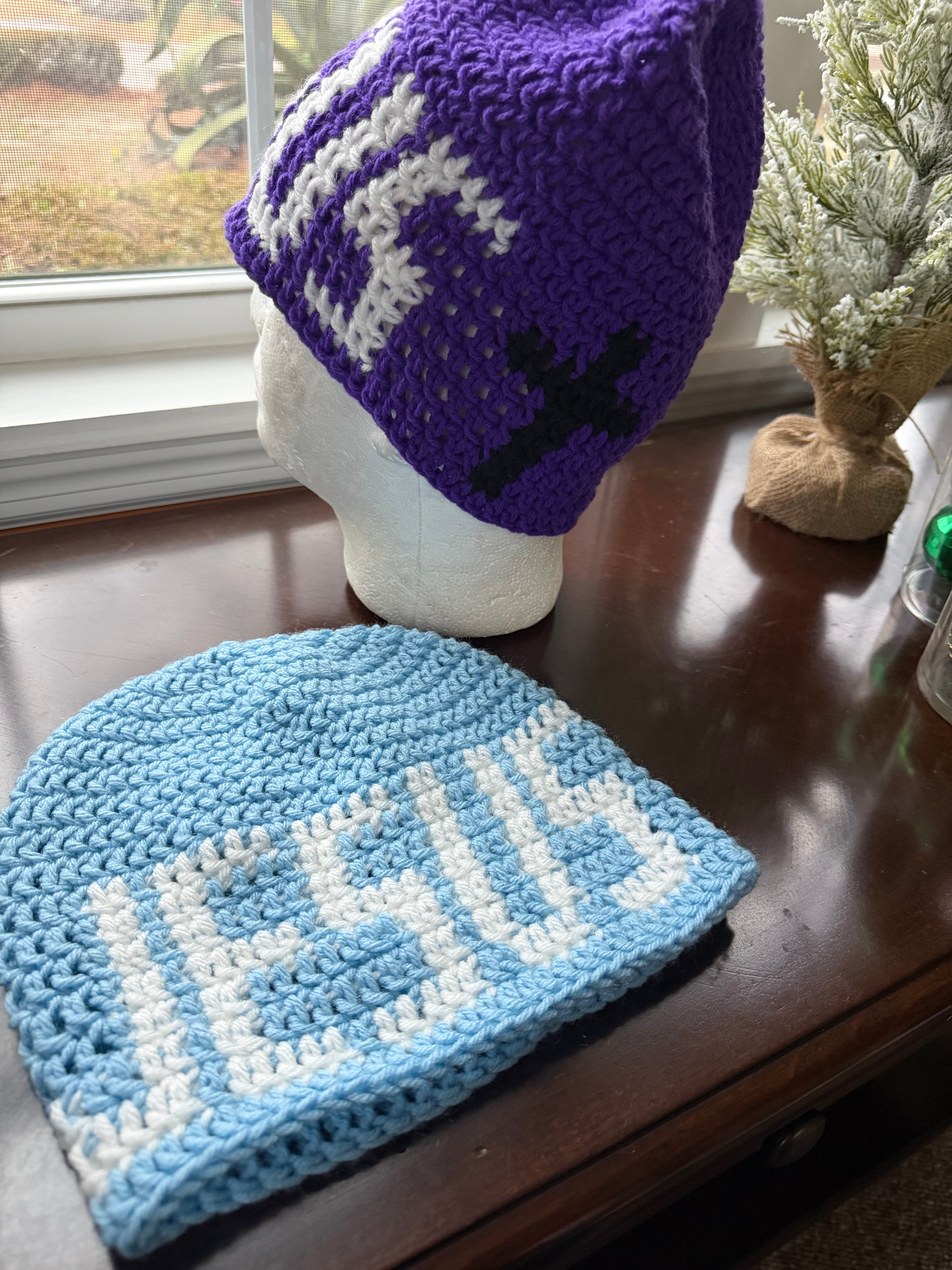 Jesus Beanie Blue