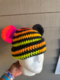 Neon Bear Beanie