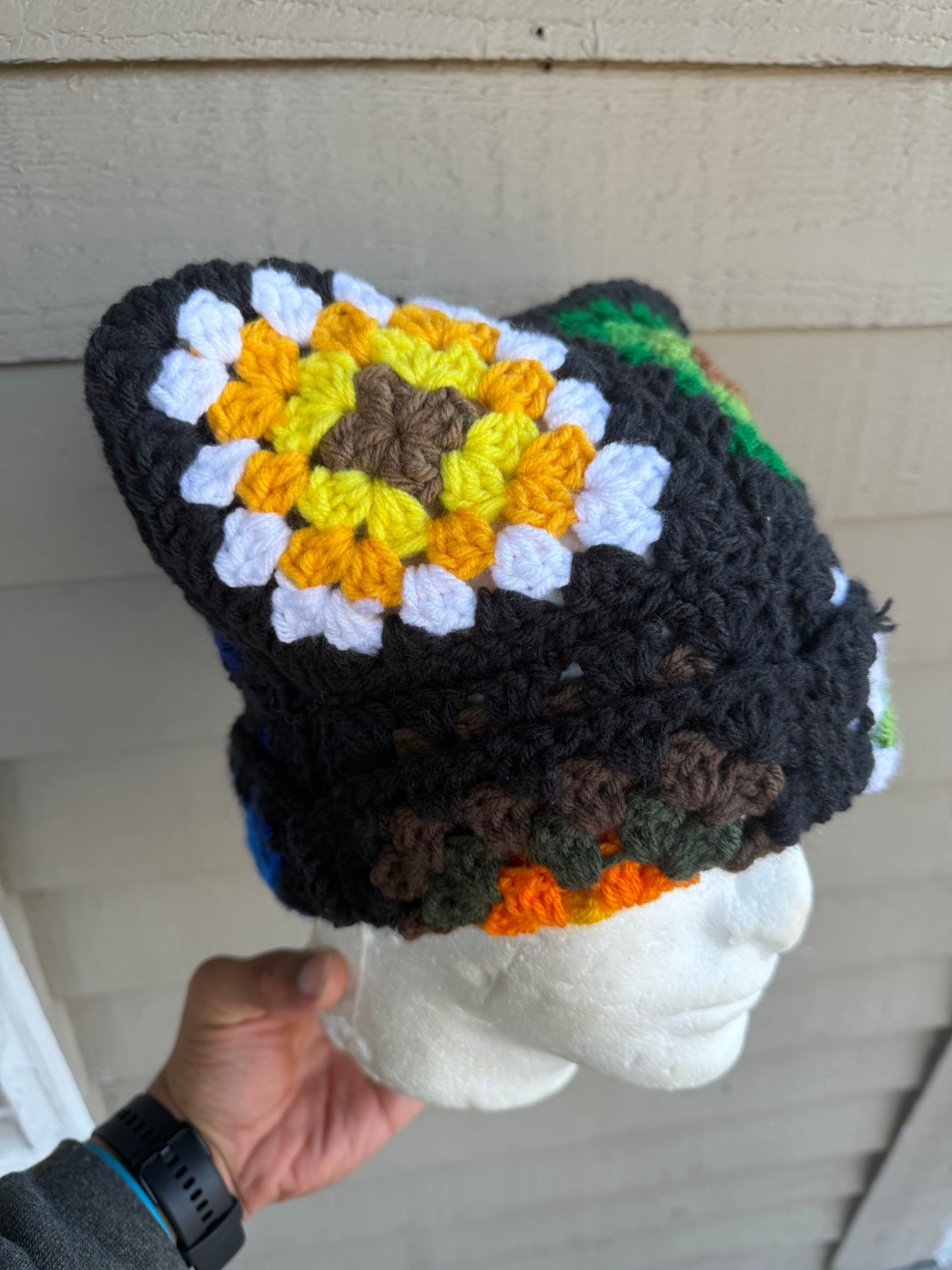 Floral Cat Beanie