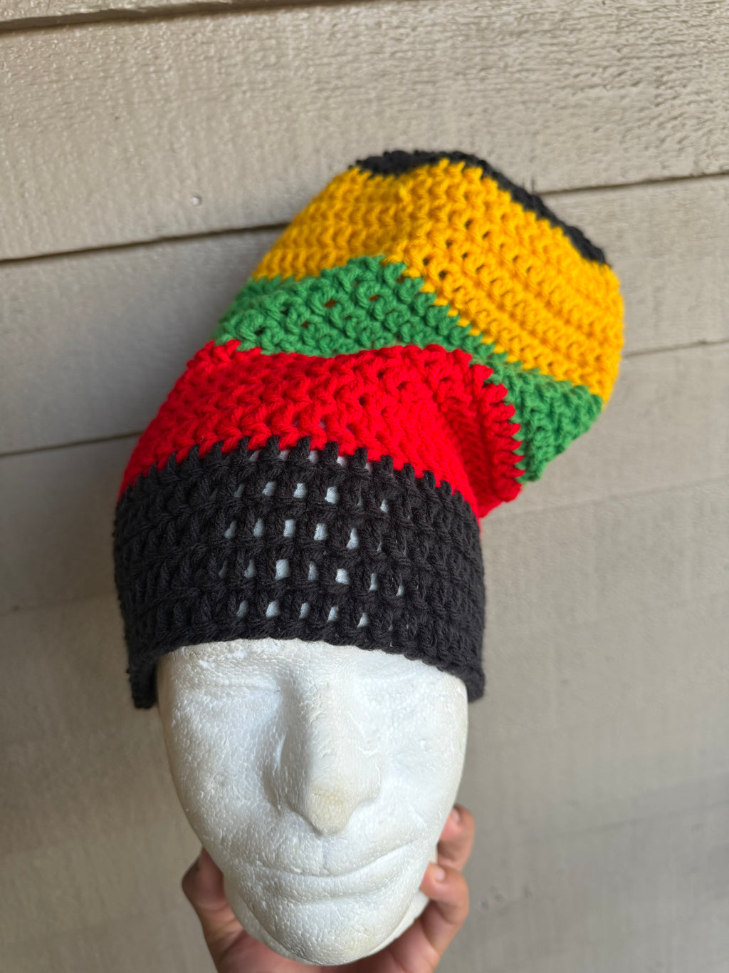 Rasta Slouch Beanie