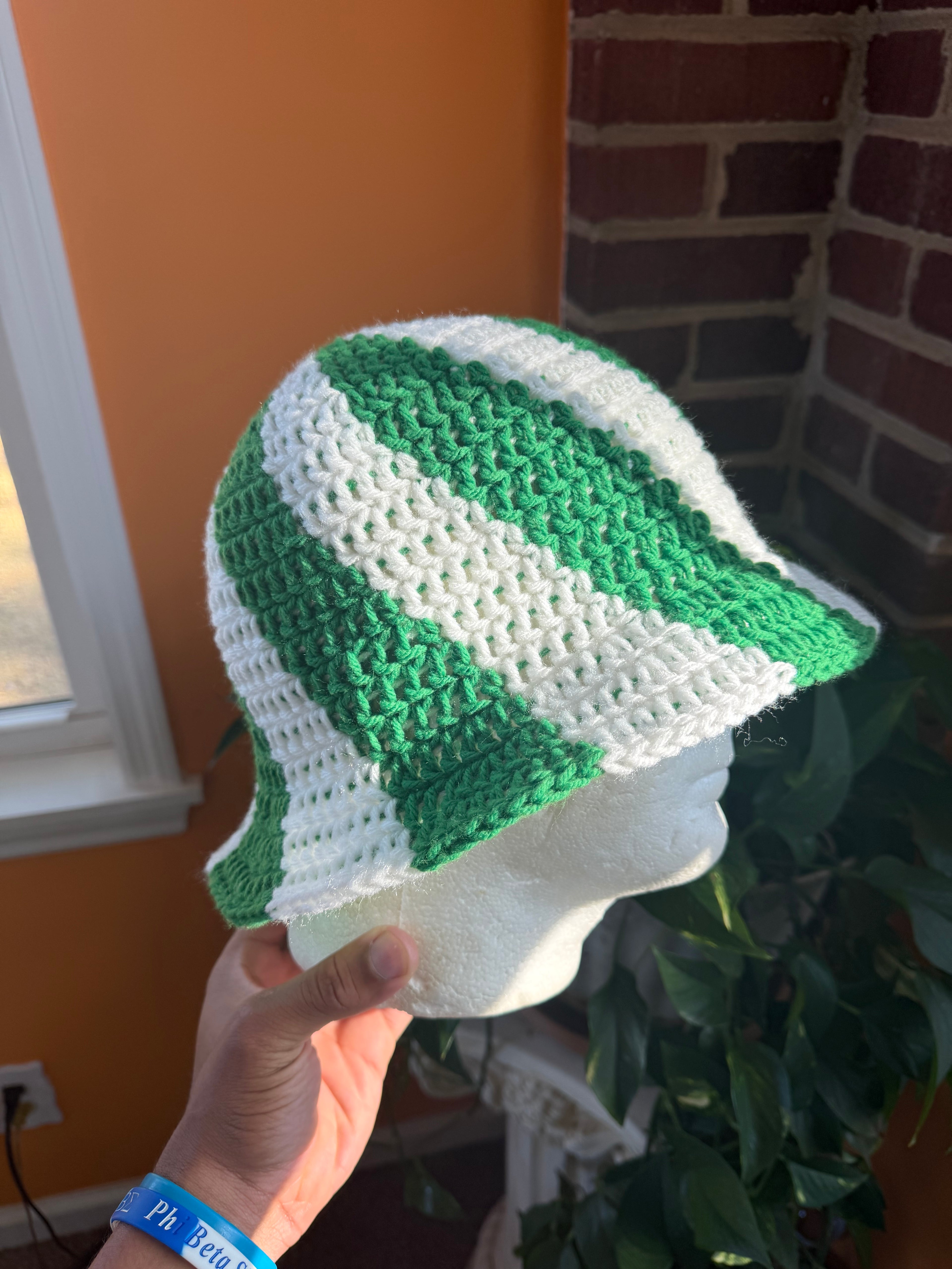 Green Spiral Bucket Hat