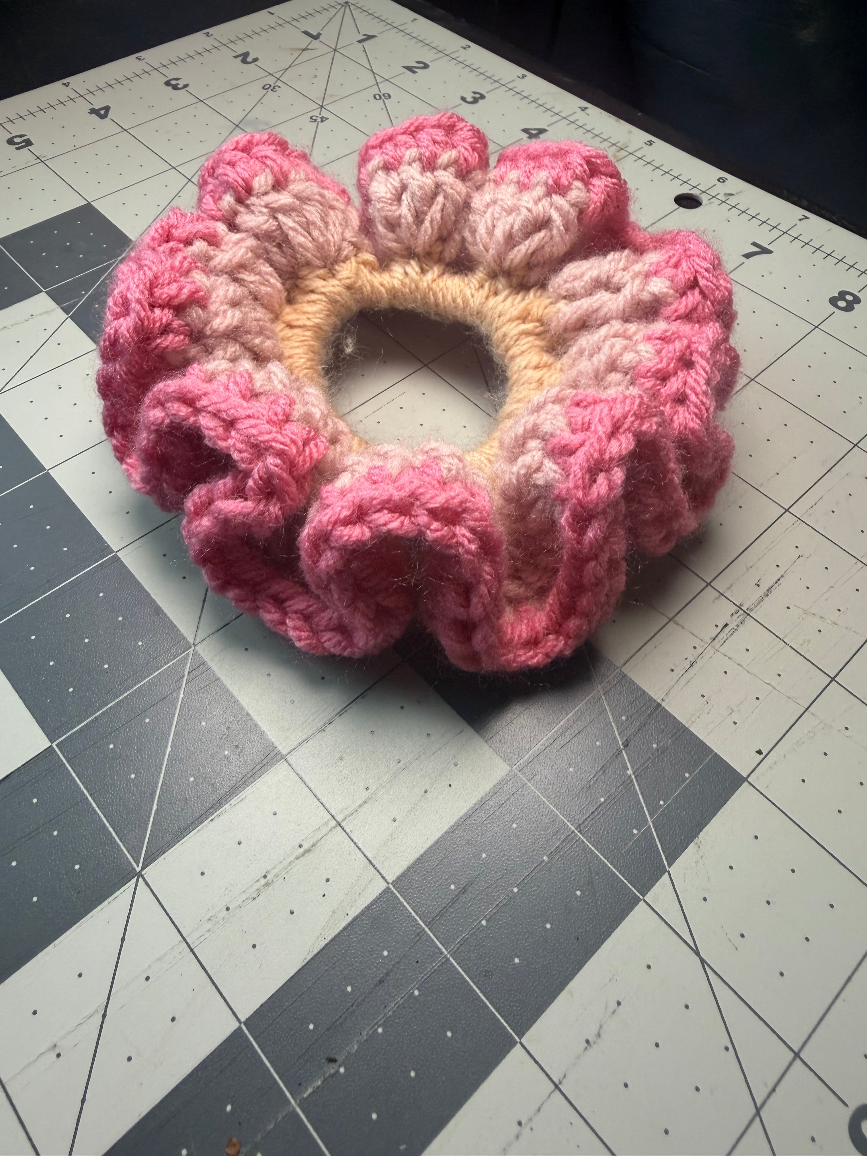 Rose Petal Scrunchy