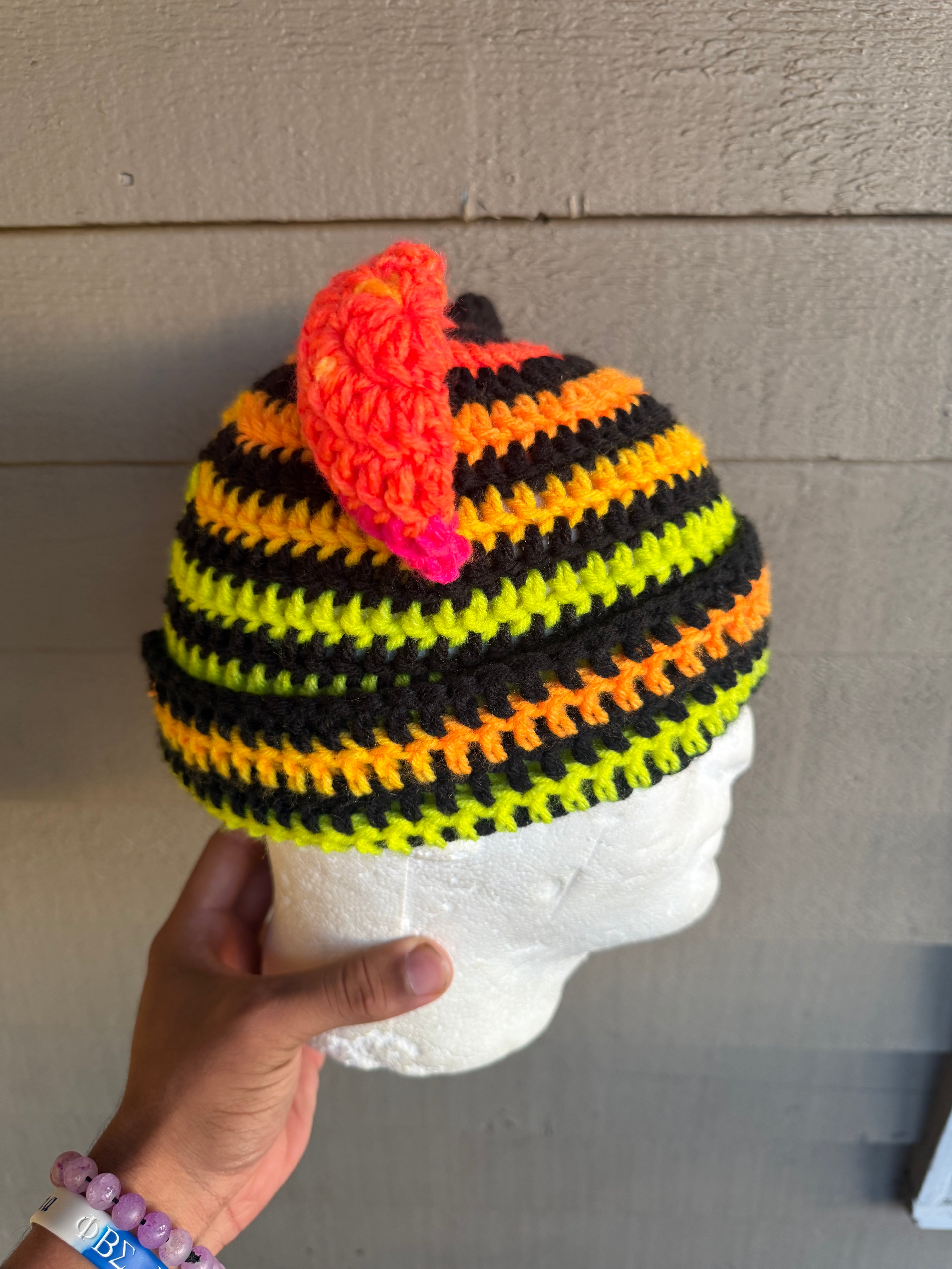 Neon Bear Beanie