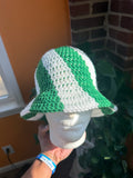 Green Spiral Bucket Hat