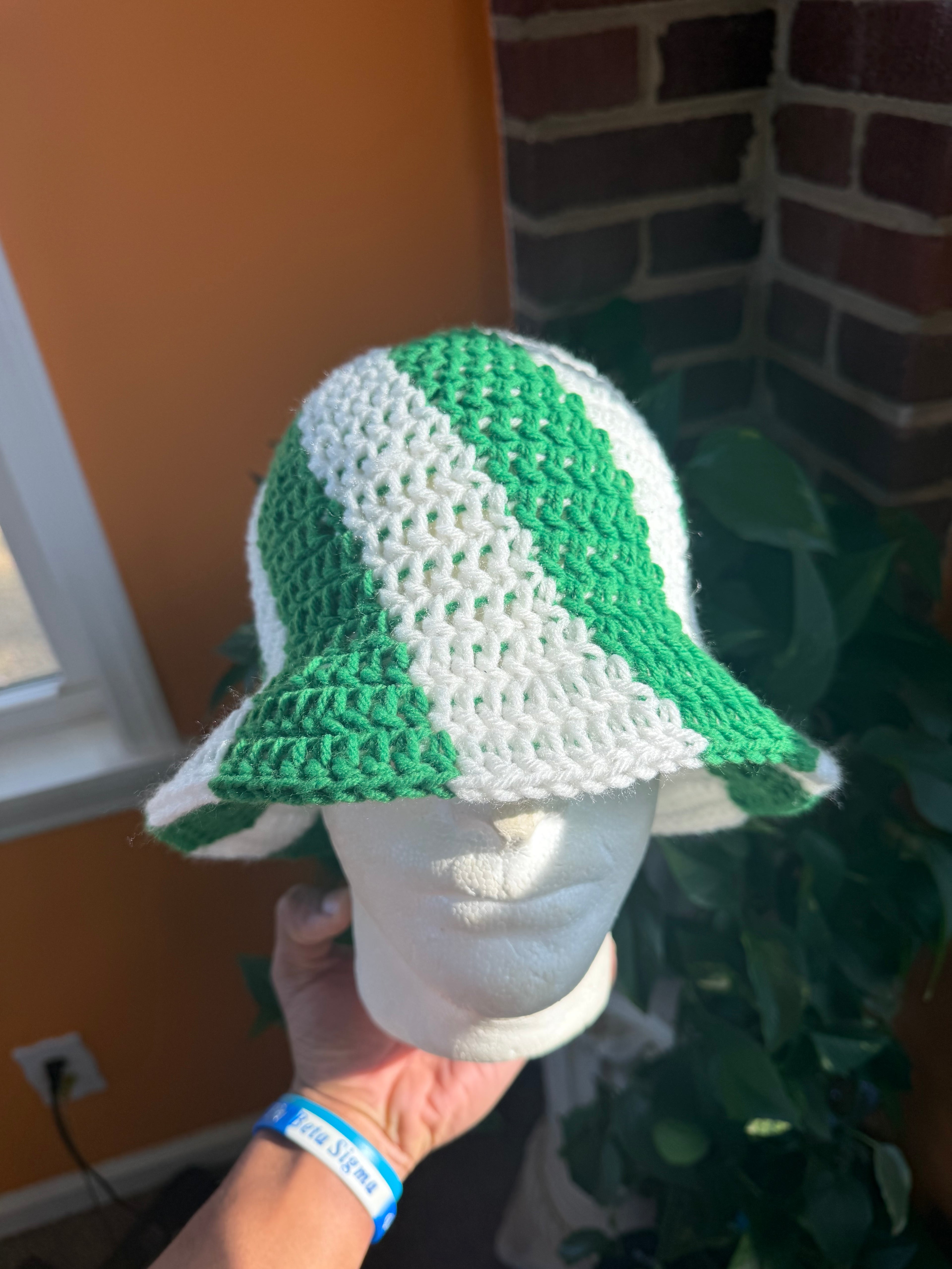 Green Spiral Bucket Hat