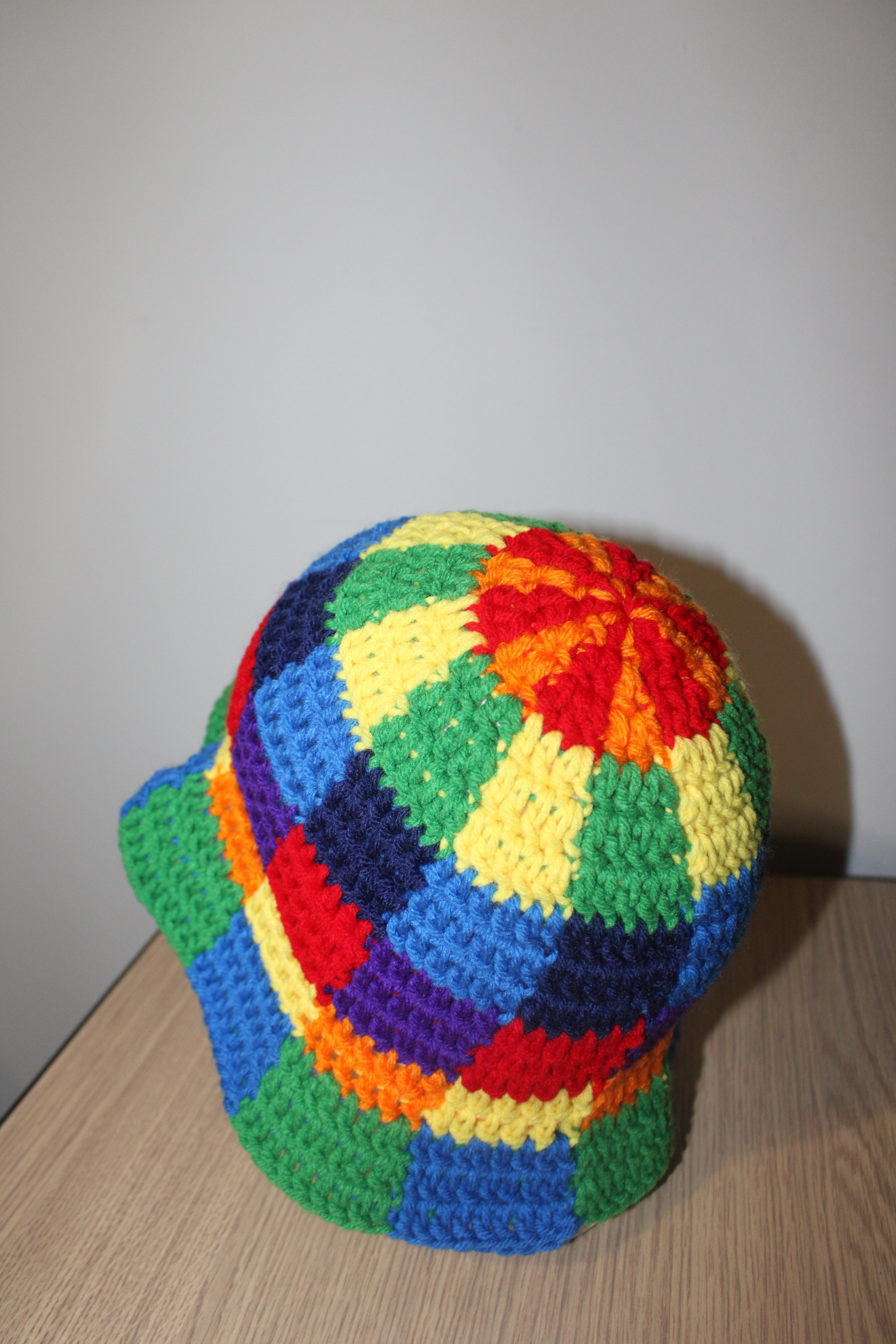 Rainbow Checker Bucket Hats