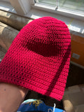 Crimson Slouch Beanie