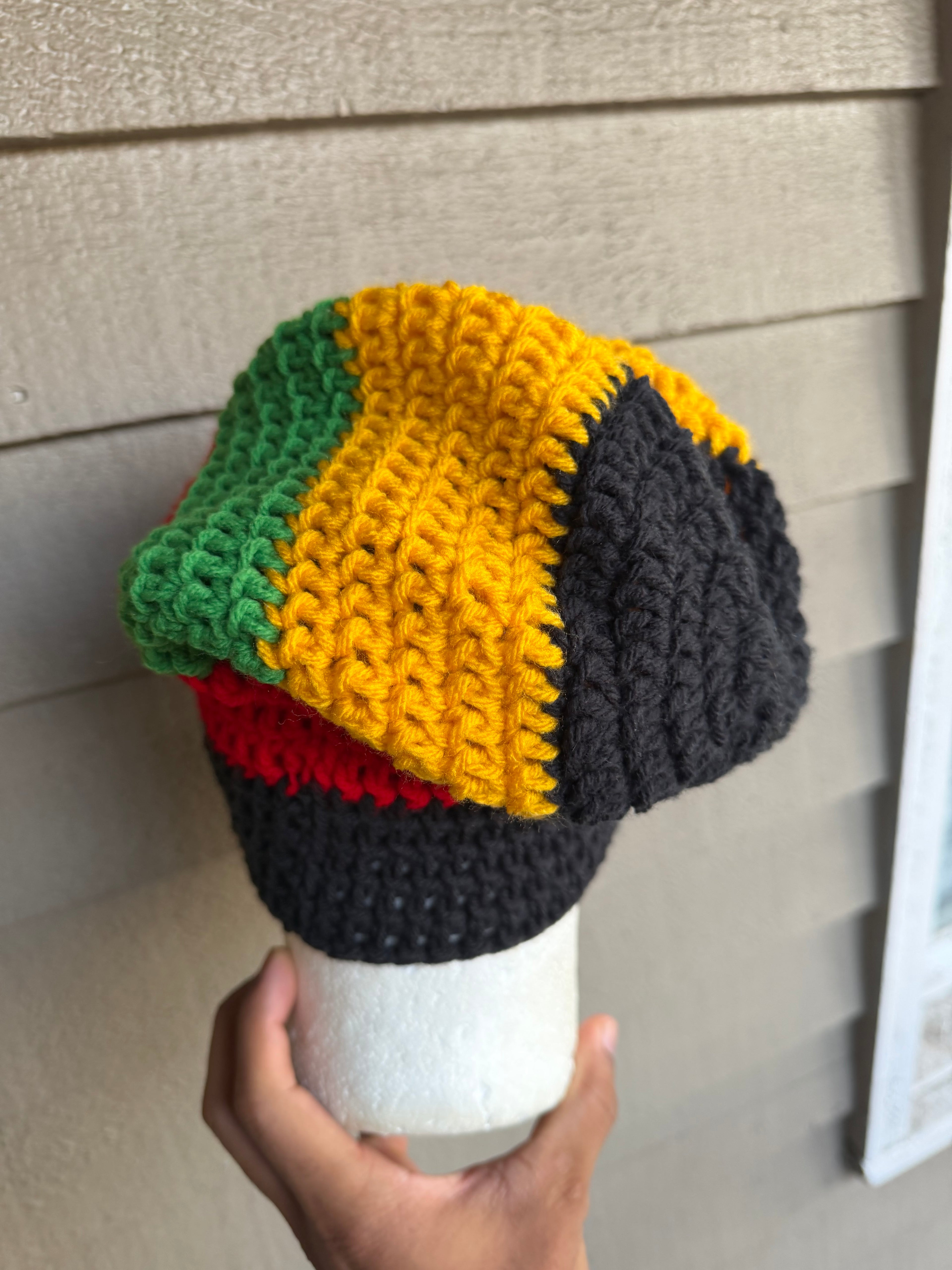 Rasta Slouch Beanie