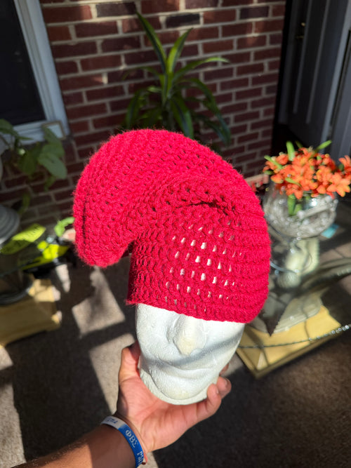 Crimson Slouch Beanie