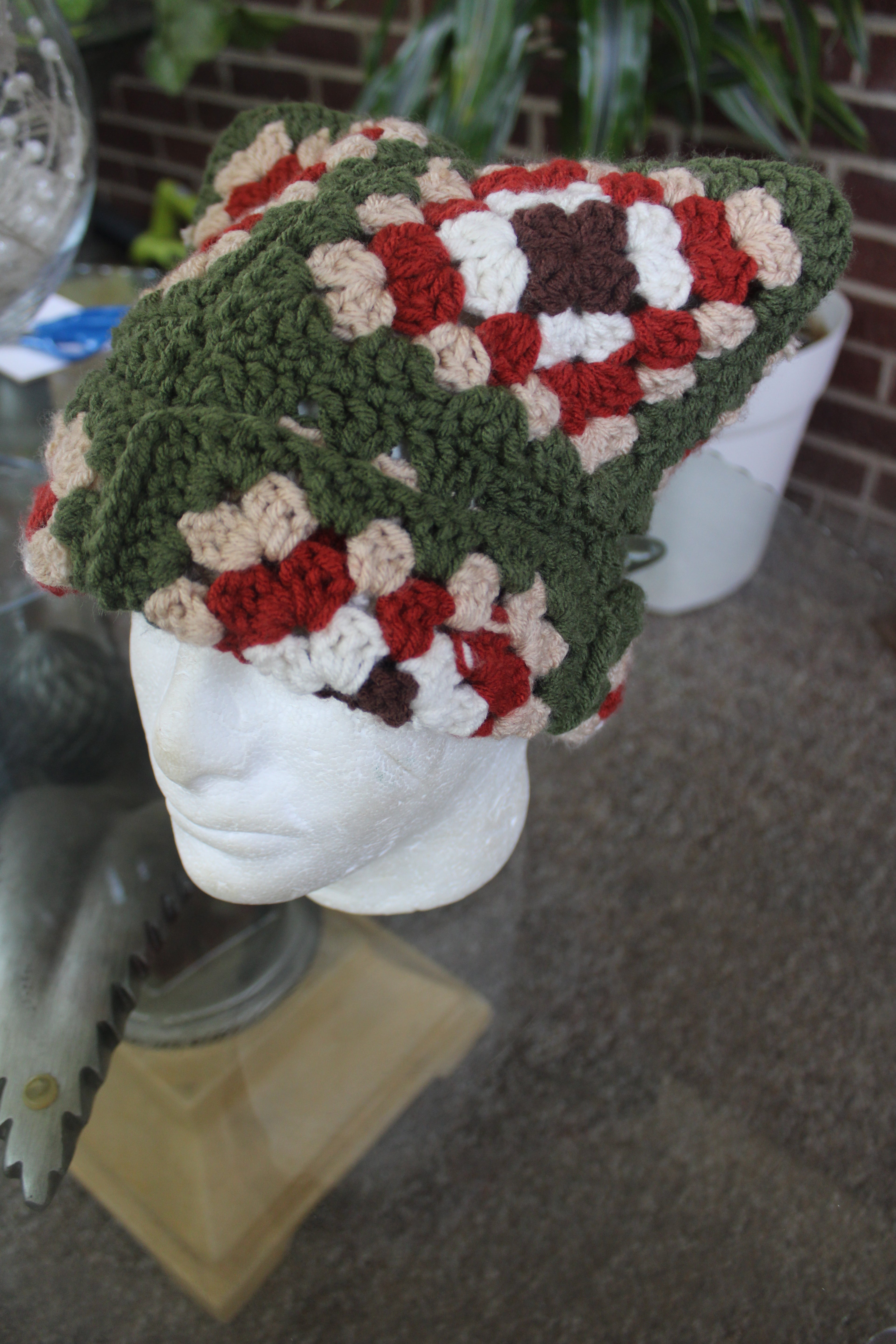 Floral Cat Beanie