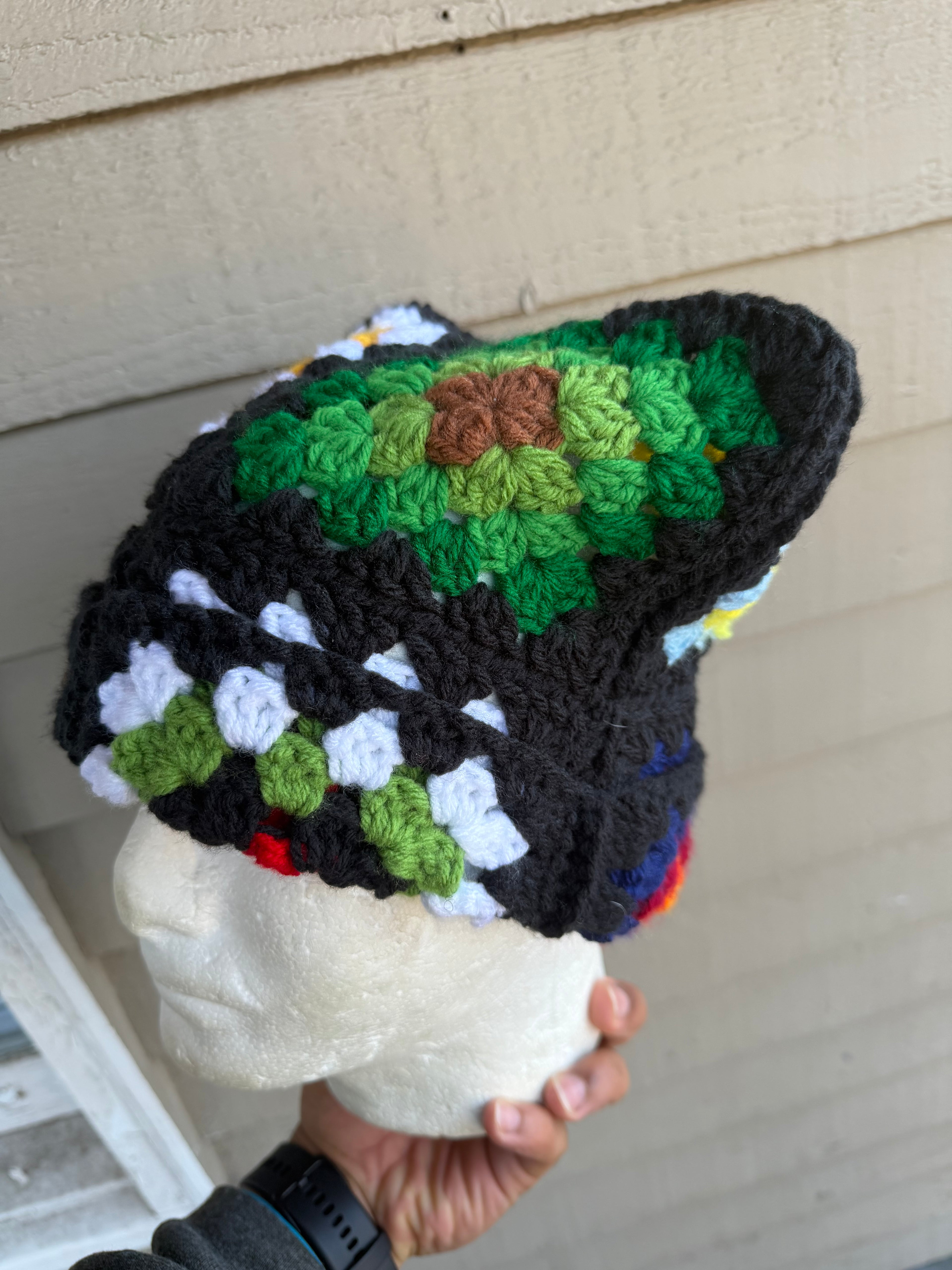 Floral Cat Beanie