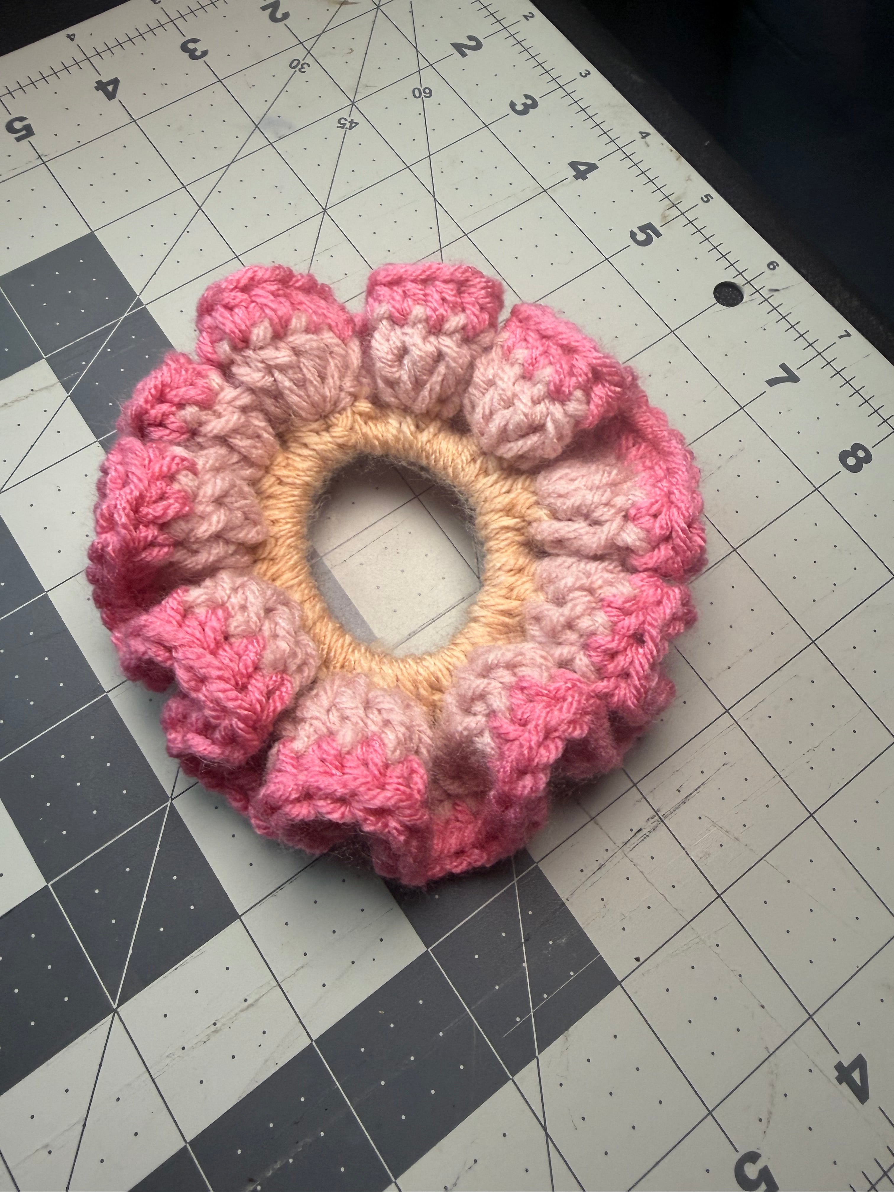 Rose Petal Scrunchy