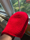 Red Slouch Beanie